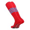 TCK Dugout Striped Baseball Socks &amp; Softball Socks for Kids and Adults