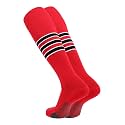 TCK Dugout Striped Baseball Socks &amp; Softball Socks for Kids and Adults