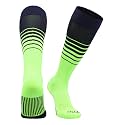 TCK Elite Breaker Striped Socks | Over-the-Calf Soccer Baseball Softball Socks | Extra Stretch for Shin Guards | USA Made