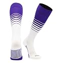 TCK Elite Breaker Striped Socks | Over-the-Calf Soccer Baseball Softball Socks | Extra Stretch for Shin Guards | USA Made