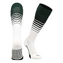 TCK Elite Breaker Striped Socks | Over-the-Calf Soccer Baseball Softball Socks | Extra Stretch for Shin Guards | USA Made