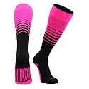 TCK Elite Breaker Striped Socks | Over-the-Calf Soccer Baseball Softball Socks | Extra Stretch for Shin Guards | USA Made