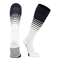 TCK Elite Breaker Striped Socks | Over-the-Calf Soccer Baseball Softball Socks | Extra Stretch for Shin Guards | USA Made