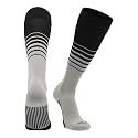 TCK Elite Breaker Striped Socks | Over-the-Calf Soccer Baseball Softball Socks | Extra Stretch for Shin Guards | USA Made
