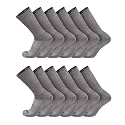 TCK Work & Athletic Crew Socks, Soft Cushioned Boot Socks for Men & Women