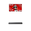 TCL 55-Inch Class Q65 QLED 4K Smart TV with Fire TV (55Q651F, 2024 Model) S45H S Class 2.0 Channel Sound Bar with Dolby Atmos