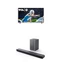 TCL 65-Inch Class S5 UHD 4K LED Smart TV with Fire TV (65S551F, 2024 Model) S55H S Class 2.1 Channel Sound Bar with Dolby Atmos
