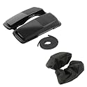 TCMT Vivid Black Saddlebag Speaker Lids Fits For Harley CVO Road King Road Glide Electra Glide Street Glide Ultra Classic 1993-2013