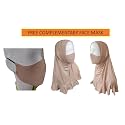 One Piece Premium Girls Slip on Instant Hijab - Jersey Hijab Age 10-16 yrs With Complimentary faceMask