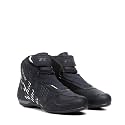 TCX Men's Biker Motorcycle Boot, Black Gray, 6.5