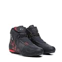 TCX Women's Biker Motorcycle Boot, Black Red, 3.5