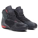 TCX Men's Biker Motorcycle Boot, Black Red, 9