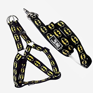 tdit xdc batman step-in easy walk dog harness with leash size medium
