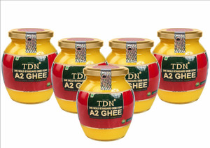 tdn a2 desi cow gheeghee 500ga2 gheea2 desi gheecow desi gheea2 cow gheecow ghee glass bottle 500 ml pack of 5