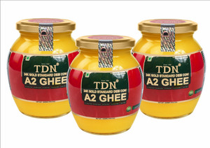 tdn a2 ghee 500mlpure cow ghee 500 mlorganic a2 cow gheedesi cow ghee bilona a2 ghee glass bottle 500 ml pack of 3