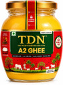TDN A2 Ghee|A2 Bilona Ghee|Organic Cow Ghee|A2 Cow Ghee|Desi Ghee|A2 Desi Ghee Ghee Glass Bottle (500 ml)