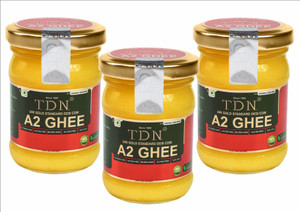 tdn cow ghee ghee glass bottle 120 ml pack of 3