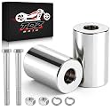 TDZ 2'' Inch Rise Handlebar Risers Extension For Harley 1-1/4'' Handlebars Chrome Motorcycle Spacers，