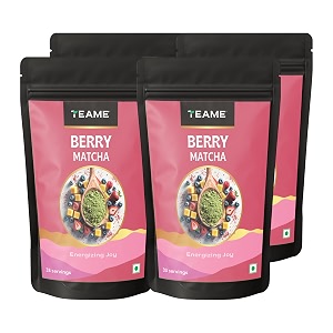 te-a-me berry matcha tea powder 200g 132 servings  tasty amp delicious  no artificial sweeteners  premium grade  flavoured matcha