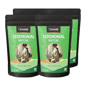 te-a-me - ceremonial matcha tea  200g 132 servings  100 pure super premium grade  japanese ceremonial matcha green tea powder  100 pure amp authentic  japanese superfood