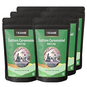 te-a-me matcha tea powder - 300g 198 servings  superfood  custom ceremonial japanese matcha green tea powder