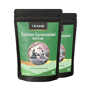 te-a-me matcha tea powder - 100g 66 servings  superfood  custom ceremonial matcha green tea powder  sourced from japan  100 pure authentic with high antioxidants