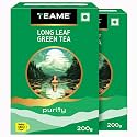 TE-A-ME Long Leaf Green Tea, 400g (2 x 200g) | Premium Loose Leaf | Natural Antioxidants | Pack of 2