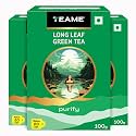 TE-A-ME Long Leaf Green Tea, 300g (3 x 100g) | Premium Loose Leaf | Natural Antioxidants | Pack of 3