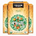 TE-A-ME Peach Iced Tea Bags, 54 Pyramid Sachets (18 x 3) | Sugar-Free Peach Black Tea Blend | Cold Brew Tea | Pack of 3