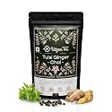 Udyan Tea Tulsi Ginger Chai, 250 Gram|Immunity-Boosting Ctc Black Tea With Tulsi, Ginger &amp; Black Pepper|Ayurvedic Healing Blend For Cold &amp; Cough Relief|Handcrafted Sweet &amp; Spicy Tea