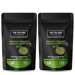 the tea ark japanese matcha green tea powder  sourced from shizuoka japan  classic culinary grade matcha 50g 2 pack