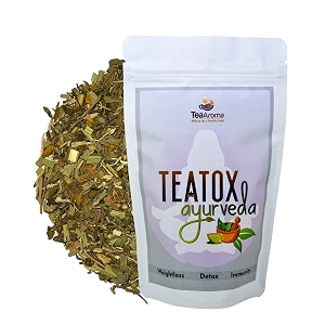 tea aroma teatox ayurveda - 14 ayurveda herbs amp barks weight management detox immunity booster garcinia cambogia triphlaa punarnavaguggulpapaya leaves organic100gloose leaves