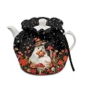 Tea Cozy for Teapot Insulated Kettle Cover,Halloween Spooky Pumpkin Heat Insulation Breakfast Warmer Keep Warm Home Kitchen Decor