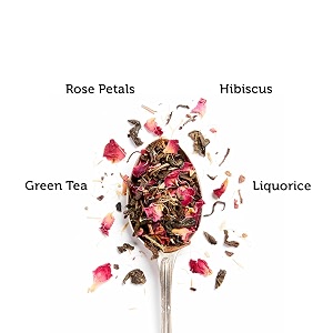 tea culture of the world dream brewsflowery bouquet loose leaf green tea with telescopic tea infuser  healthy gifting for your loved ones - premium gift box 50 grams