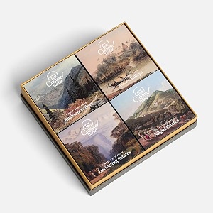 tea culture of the world estates of india premium tea gift set  4 assorted flavors 100g 4 x 25g loose whole leaf  assam darjeeling nilgiri kashmiri kahwa  luxury corporate amp diwali gifts for family amp friends