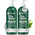 Tea Tree Body Wash MaxTherapy with 100% Tea Tree Oil for Skin, 2-Pack Value