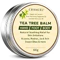 Tea Tree Oil Balm, Itchy Skin Relief for Soothing Rashes, Jock Itch, Athlete’s Foot, Folliculitis, Bug Bites. Natural Formula for Dry Sensitive Skin | Safe for All Ages 1pack