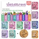 The Tea Trove Assorted Tea Sampler Pack - Flavoured Gift Set (30 Count) With Coaster Hampers | Gift Box Including Green, Organic Herbal & Black Tea Bags