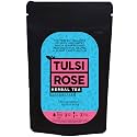 The Tea Trove Organic Tulsi Rose Tea, Chai with Loose Tea Filter for Stress Relief(25 Gm,25 Cups)