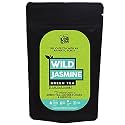 The Tea Trove Wild Jasmine Green Tea | Green Tea with Jasmine Tea and Hibiscus for Healthy Blood Pressure | Steep as Hot Tea or Iced | Medium Caffeine (100 Gm,50 Cups)