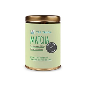 tea trunk activated charcoal matcha green tea