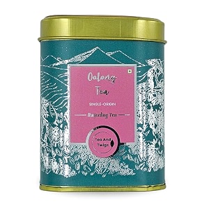 tea and twigs  darjeeling oolong tea leaves - 50 grams  second flush whole leaftea  gluten-free  naturally high grown oolong tealeaves - light amp floral