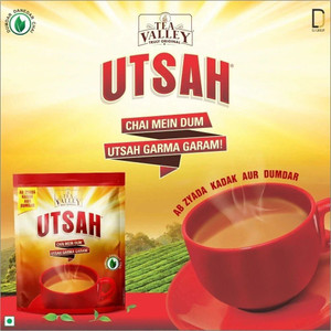 tea valley utsah-1000gm black tea pouch 1000 g