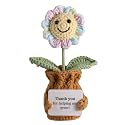 Teacher Appreciation Gifts Thank You for Helping Me Grow! Handmade Positive Sunflower Crochet Gifts for Women Thank You End of Year Graduation Teacher Gifts from Student