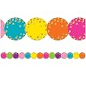 Teacher Confetti Circles Die-Cut Border Trim