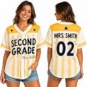 Teacher Jersey Personalized Teacher Shirts Back to School Outfits