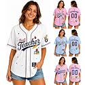 Teacher Jersey Personalized Teacher Shirts Back to School Outfits