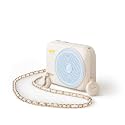 Teacher Voice Amplifier with 2 Wireless Mic & Magnetic Lavalier, Portable Voice Amplifier Personal Classroom Amplifier-Noise Canceling, 30H Working, Mini Pa System for Teaching Tour Guide Yoga (Blue)