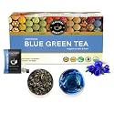 TEACURRY Blue Green Tea(30 Tea Bags) Helps With Weight Loss, Skin Glow, Hair Care, Brain Health Blue Pea Green Tea Blue Butterfly Green Tea For Weight Loss,60 Grams