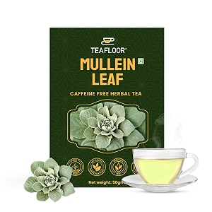 teafloor 100 dried mullein leaves tea 50g  mullein leaf tea is a natural remedy for lung detox immunity and sleep  aiding in respiratory health and providing relief from pain 